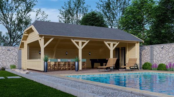 Grote foto nieuw cottage tuinhuis wolfskap wks2 tuin en terras tuinhuisjes en blokhutten