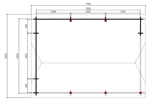 Grote foto nieuw cottage tuinhuis wolfskap wks2 tuin en terras tuinhuisjes en blokhutten