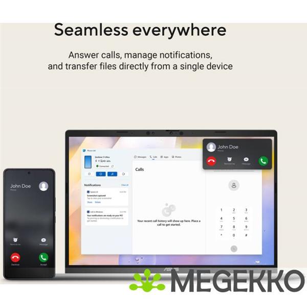 Grote foto asus vivobook s16 m3607ga sh004w copilot pc 16 amd ryzen ai 7 computers en software overige computers en software