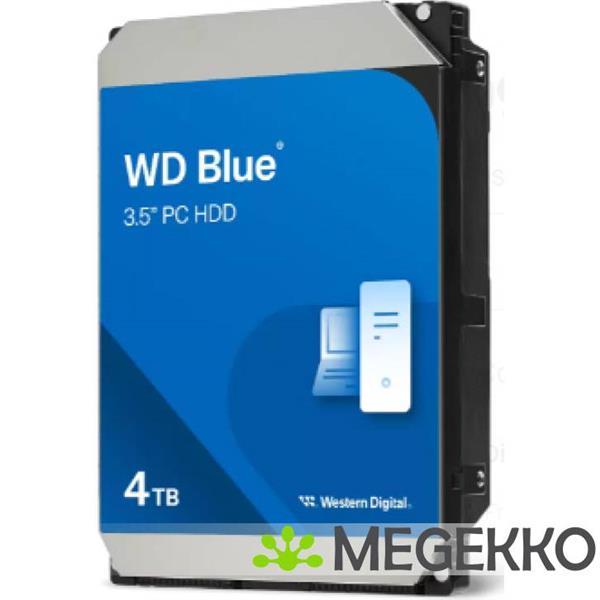 Grote foto western digital blue wd40ezzx 4tb computers en software harde schijven
