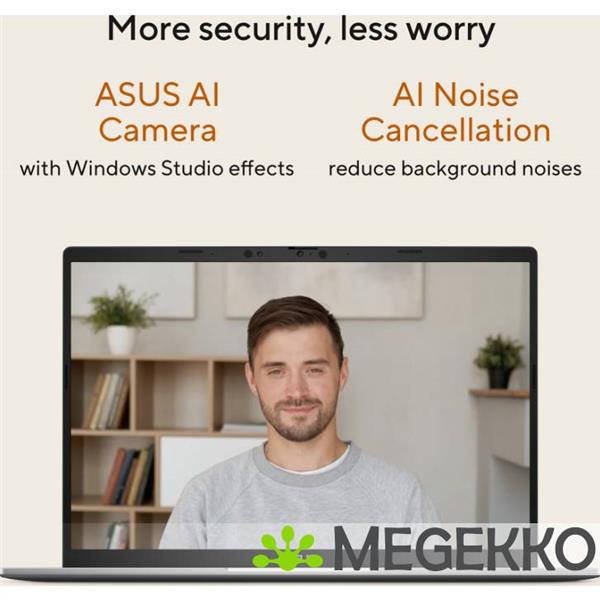 Grote foto asus vivobook s16 m3607ga sh004w copilot pc 16 amd ryzen ai 7 computers en software overige computers en software