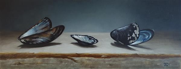 Grote foto kunsthandel gennep mosselschelpen antiek en kunst modern