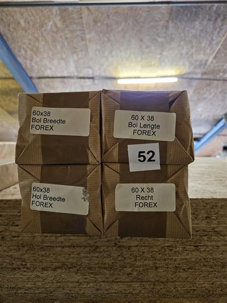 Grote foto 60x38cm lachspiegelset forex 4 stuks kjh52 hobby en vrije tijd feestartikelen