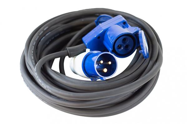 Grote foto vechline verloopkabel 3x1.5mm cee winkelkoppeling 15m caravans en kamperen caravan accessoires