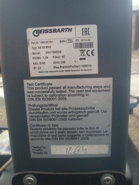 Grote foto banden apparaat beissbarth ms 500 bike balanceer auto diversen gereedschap