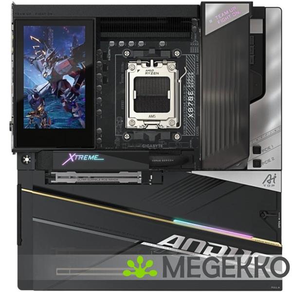 Grote foto gigabyte x870e aorus xtreme x3d ai top computers en software moederborden