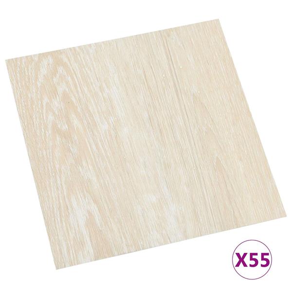 Grote foto vidaxl vloerplanken 55 pcs beige 5 11 m pvc doe het zelf en verbouw tegels
