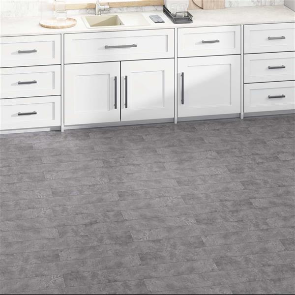 Grote foto vidaxl vloerplanken 36 pcs beton grijs 5 02 m pvc doe het zelf en verbouw tegels