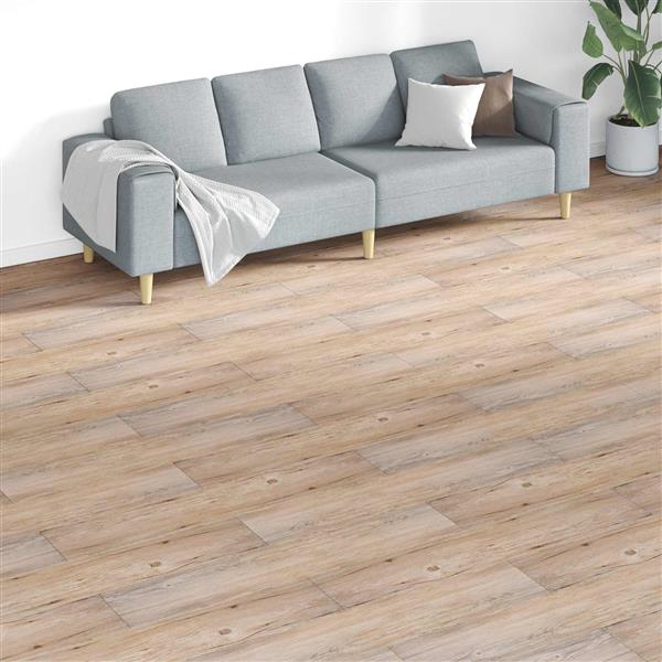 Grote foto vidaxl vloerplanken 18 pcs bruin 5 26 m pvc doe het zelf en verbouw tegels