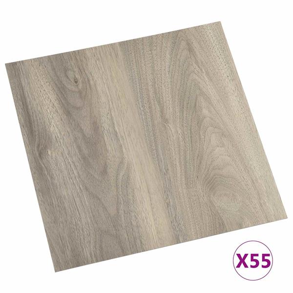 Grote foto vidaxl vloerplanken 55 pcs taupe 5 11 m pvc doe het zelf en verbouw tegels