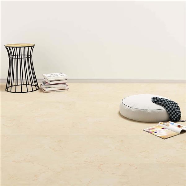 Grote foto vidaxl vloerplanken 55 pcs beige 5 11 m pvc doe het zelf en verbouw tegels