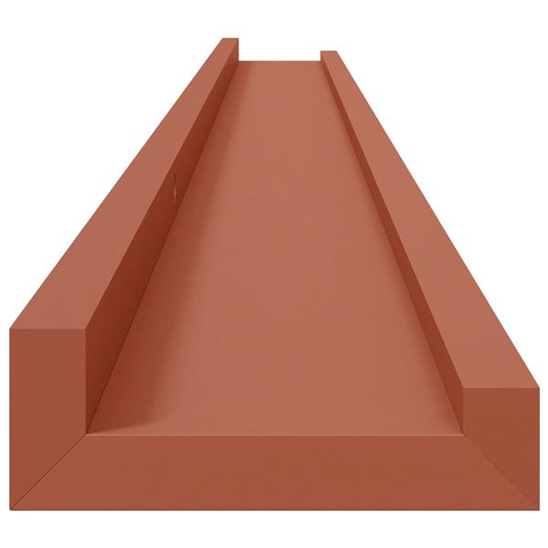 Grote foto vidaxl wandplank met plank 2 pcs rood 115 x 9 x 3 cm bewerkt hout huis en inrichting woningdecoratie