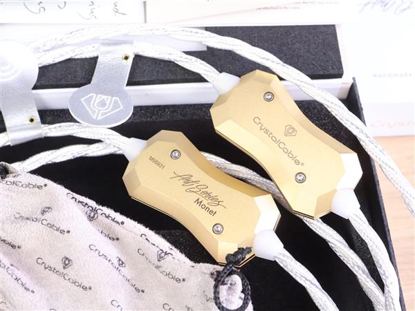 Grote foto crystal cable art series monet high end silver audio interconnects xlr 1 25 metre audio tv en foto onderdelen en accessoires