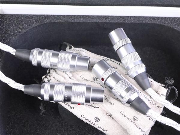 Grote foto crystal cable art series monet high end silver audio interconnects xlr 1 25 metre audio tv en foto onderdelen en accessoires