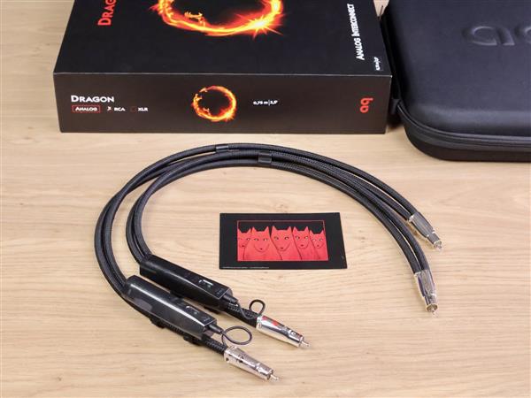 Grote foto audioquest dragon high end silver audio interconnects rca 0 75 metre audio tv en foto onderdelen en accessoires