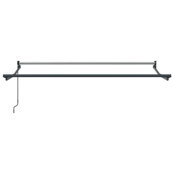 Grote foto vidaxl handmatig uitschuifbaar zonnescherm antraciet 3 5 x 2 m tuin en terras overige tuin en terras