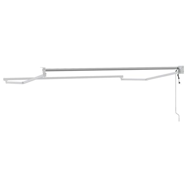 Grote foto vidaxl elektrisch uitschuifbaar zonnescherm frame wit 3 x 2 m tuin en terras overige tuin en terras