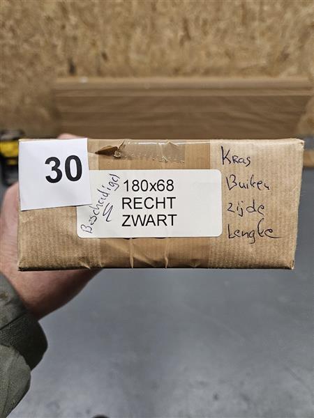 Grote foto 180x68x12cm recht zwart kjh30 hobby en vrije tijd feestartikelen