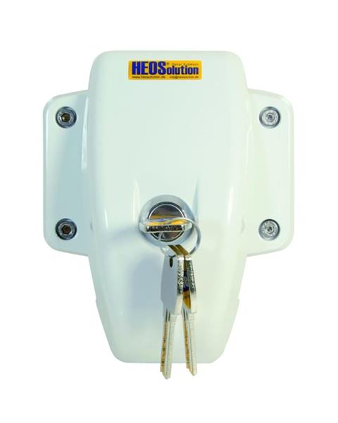 Grote foto heosafe door frame lock 3 wit caravans en kamperen caravan accessoires