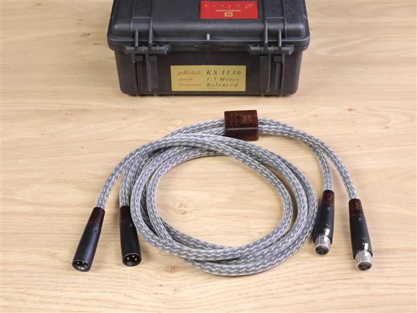 Grote foto kimber kable select ks 1136 high end silver audio interconnects xlr 1 5 metre audio tv en foto onderdelen en accessoires