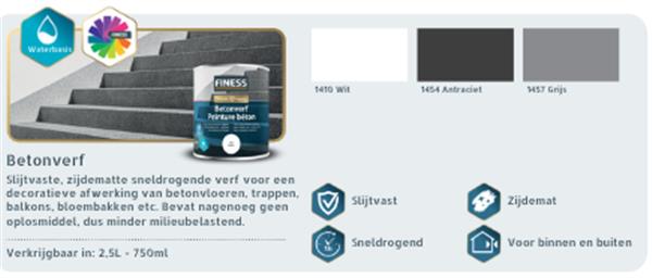 Grote foto betonverf 750 ml doe het zelf en verbouw verven en sierpleisters