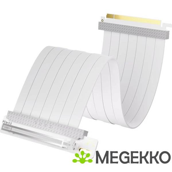Grote foto tryx string pcie 5.0 x16 riser kabel 300mm wit computers en software netwerkkaarten routers en switches
