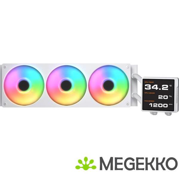 Grote foto cougar poseidon vistek pro argb 360 wit computers en software overige computers en software