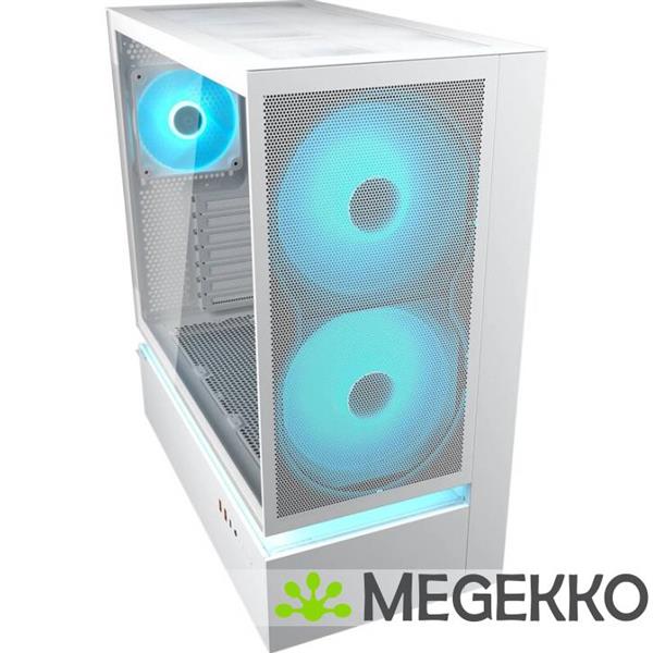 Grote foto cougar gaming cfv235 mesh midi tower wit computers en software behuizingen en kasten