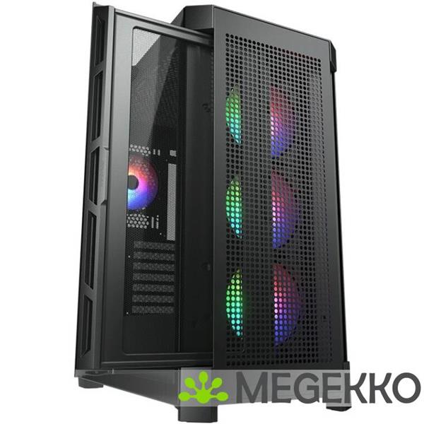Grote foto cougar gaming duoface pro rgb midi tower zwart computers en software behuizingen en kasten