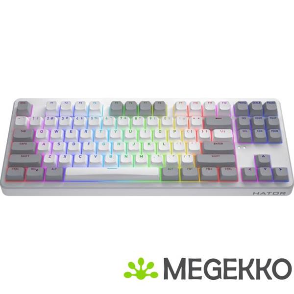 Grote foto hator rockfall 3 tkl wireless mechanisch hotswap toetsenbord wit computers en software toetsenborden