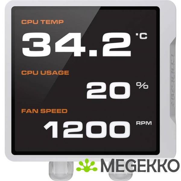 Grote foto cougar poseidon vistek pro argb 360 wit computers en software overige computers en software