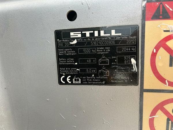 Grote foto vs 22742 elektrische triplex heftruck still rx20 15 agrarisch heftrucks