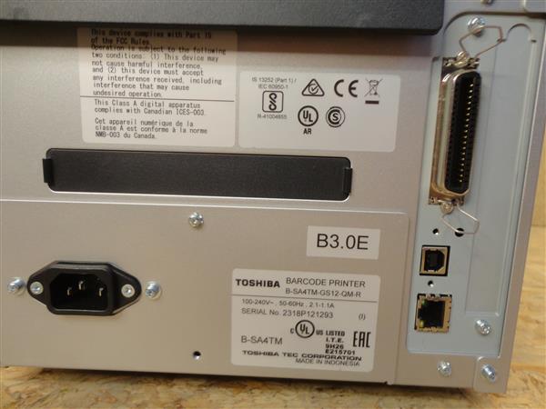 Grote foto toshiba tec b sa4tm barcode label printer 200dpi new computers en software printers