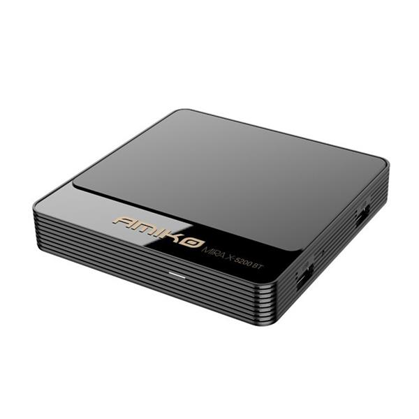Grote foto retourdeal amiko mira x 5200 bt linux tv mediastreamer bluetooth editie telecommunicatie zenders en ontvangers