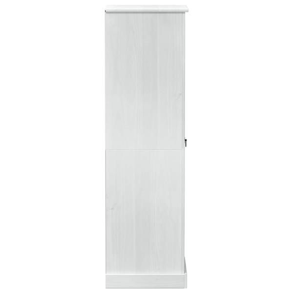 Grote foto vidaxl kasten met lade wit 55 x 50 x 170 cm massief grenenhout huis en inrichting overige