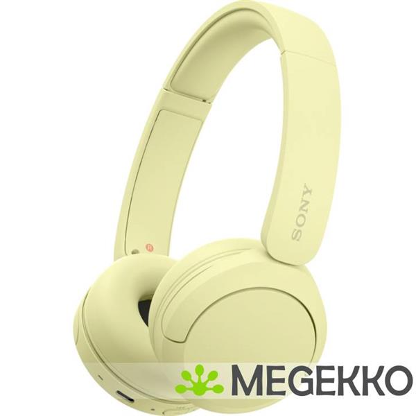 Grote foto sony whch520y draadloos gele hoofdtelefoon audio tv en foto koptelefoons
