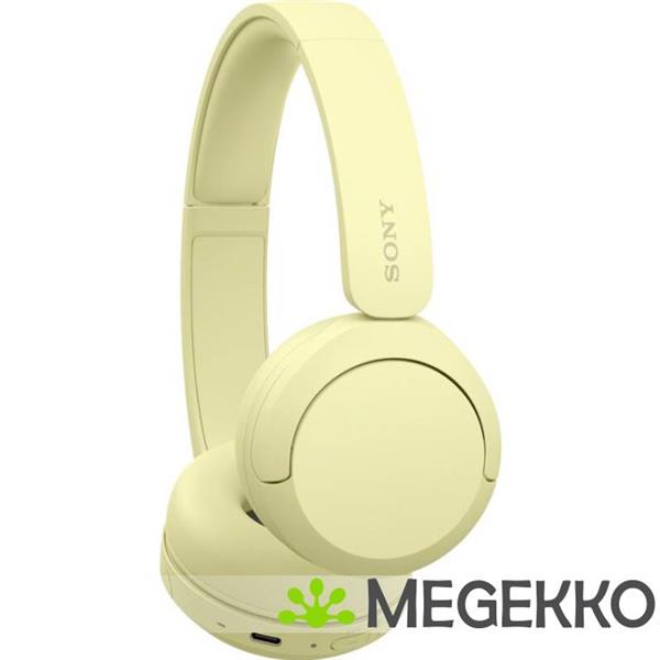 Grote foto sony whch520y draadloos gele hoofdtelefoon audio tv en foto koptelefoons