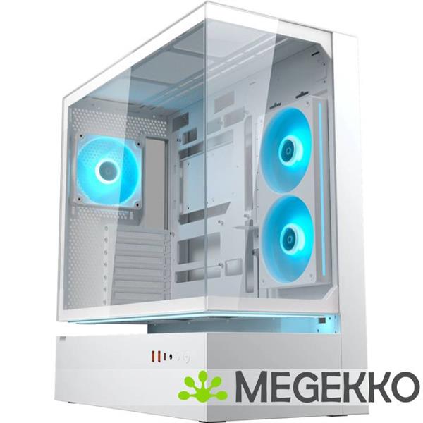 Grote foto cougar gaming cfv235 midi tower wit computers en software behuizingen en kasten