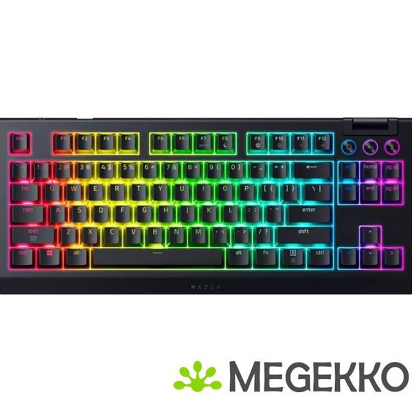 Grote foto razer blackwidow v4 tenkeyless hyperspeed linear yellow toetsenbord computers en software toetsenborden