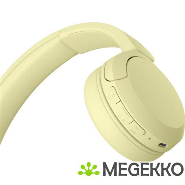 Grote foto sony whch520y draadloos gele hoofdtelefoon audio tv en foto koptelefoons