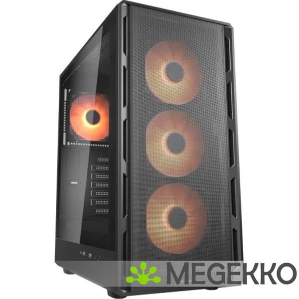 Grote foto cougar gaming airface pure pro midi tower zwart computers en software behuizingen en kasten