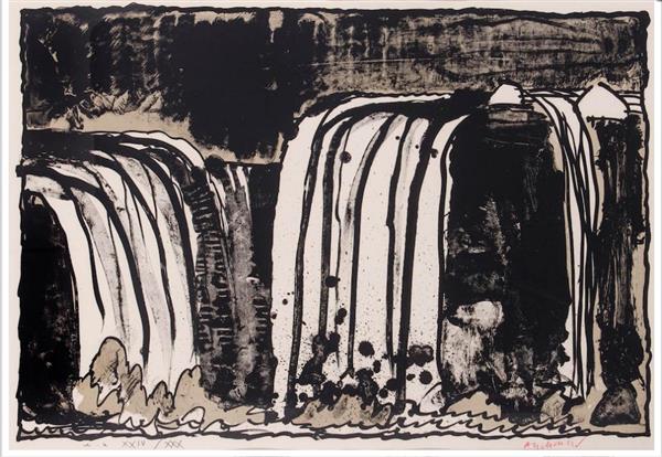 Grote foto gevraagd werken pierre alechinsky e.a. antiek en kunst overig