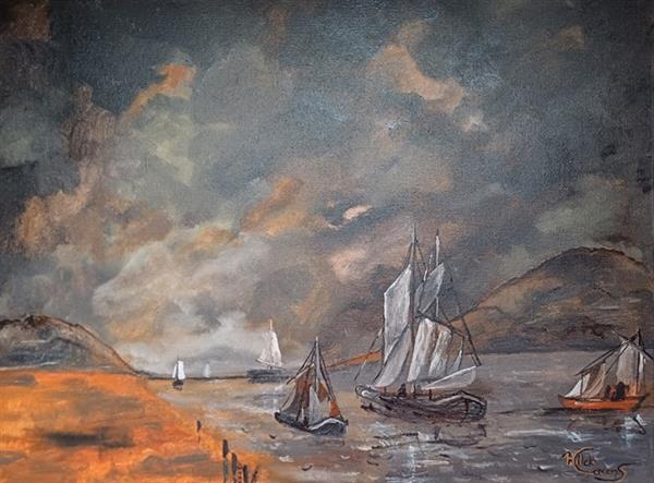 Grote foto kunsthandel gennep sailing through tough times antiek en kunst modern