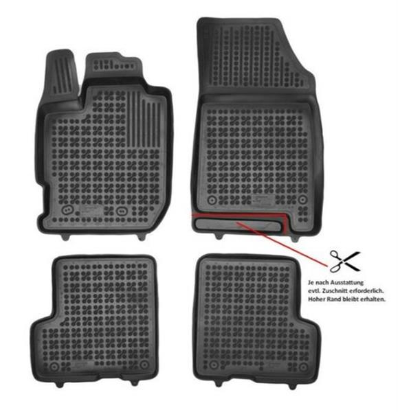 Grote foto rubber automatten dacia duster ii 2018 2024 auto onderdelen overige auto onderdelen