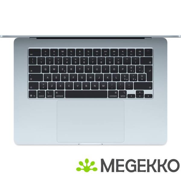 Grote foto apple macbook air 2026 15.3 m5 sky blue computers en software overige computers en software