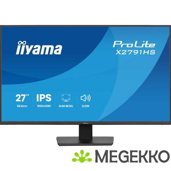Grote foto iiyama prolite x2791hs b1 27 full hd ips monitor computers en software overige computers en software