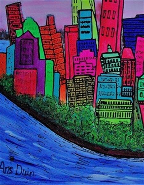 Grote foto kunsthandel gennep new york manhattan antiek en kunst modern