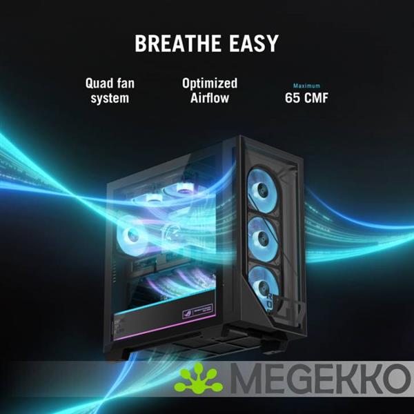 Grote foto asus rog strix 29l g700tf 07265f085w core ultra 7 rtx 5070 12gb gaming desktop computers en software overige computers en software