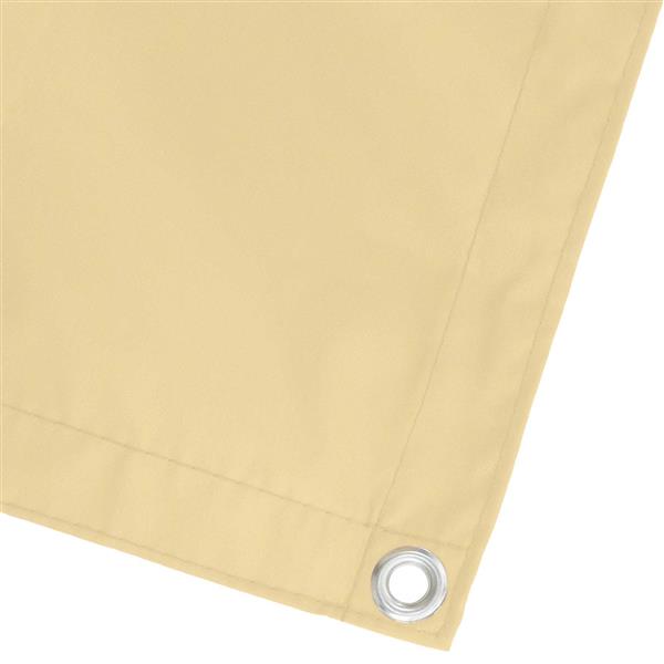 Grote foto vidaxl balkon scherm zand 100 x 800 cm oxford stof tuin en terras overige tuin en terras