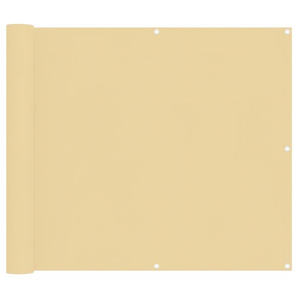 Grote foto vidaxl balkon scherm pu gecoat oxford alu tuin en terras overige tuin en terras